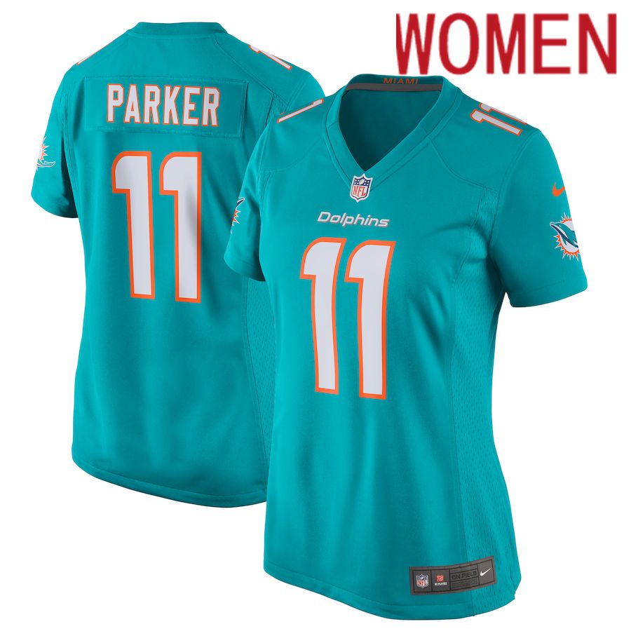 Women Miami Dolphins #11 DeVante Parker Nike Green New Game NFL Jersey